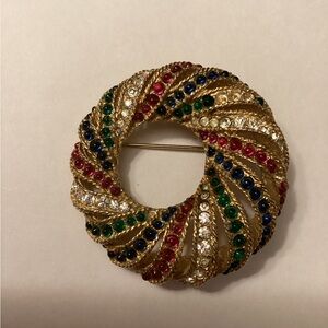 Elegant Vintage Marcel Boucher Rhinestone Brooch